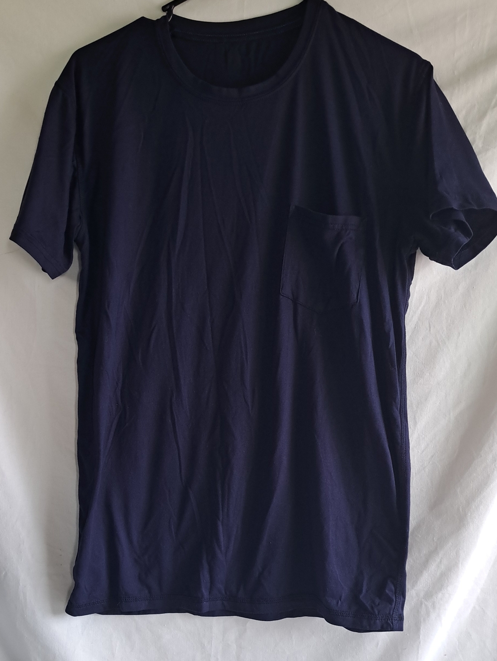 Men's Navy Pocket Crew Neck T-Shirt